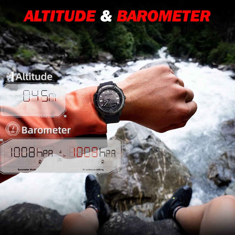 NORTH EDGE 2026 THARSIS Herren – Altimeter Compass Watch Bewertung und Preis