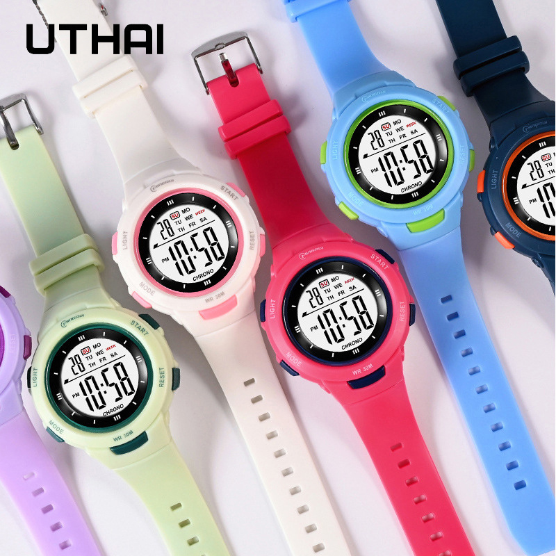 UTHAI Kinderuhren, Sport, modi – Smartwatch Digital Watches For Kid Girl Bewertung und Preis